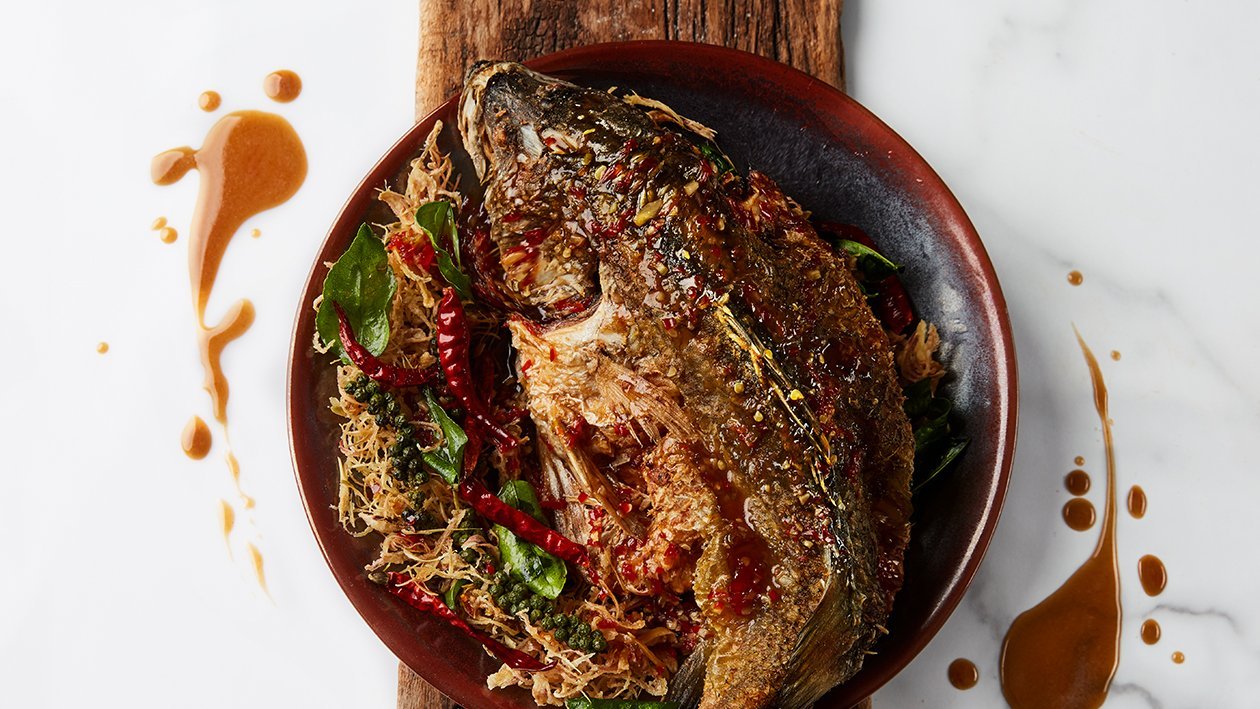 Crispy Grouper Fish With Spicy Tamarind Sauce Recipe Unilever Food Solutions